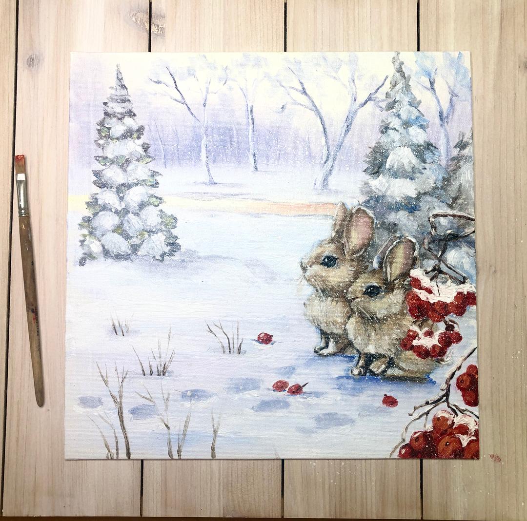 Видеоурок «Зайчики». Масло
